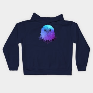 Galaxy Eagle Geometric Animal Kids Hoodie